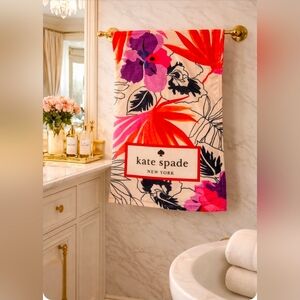 Kate Spade Multicolor Floral Towel/Lap Blanket